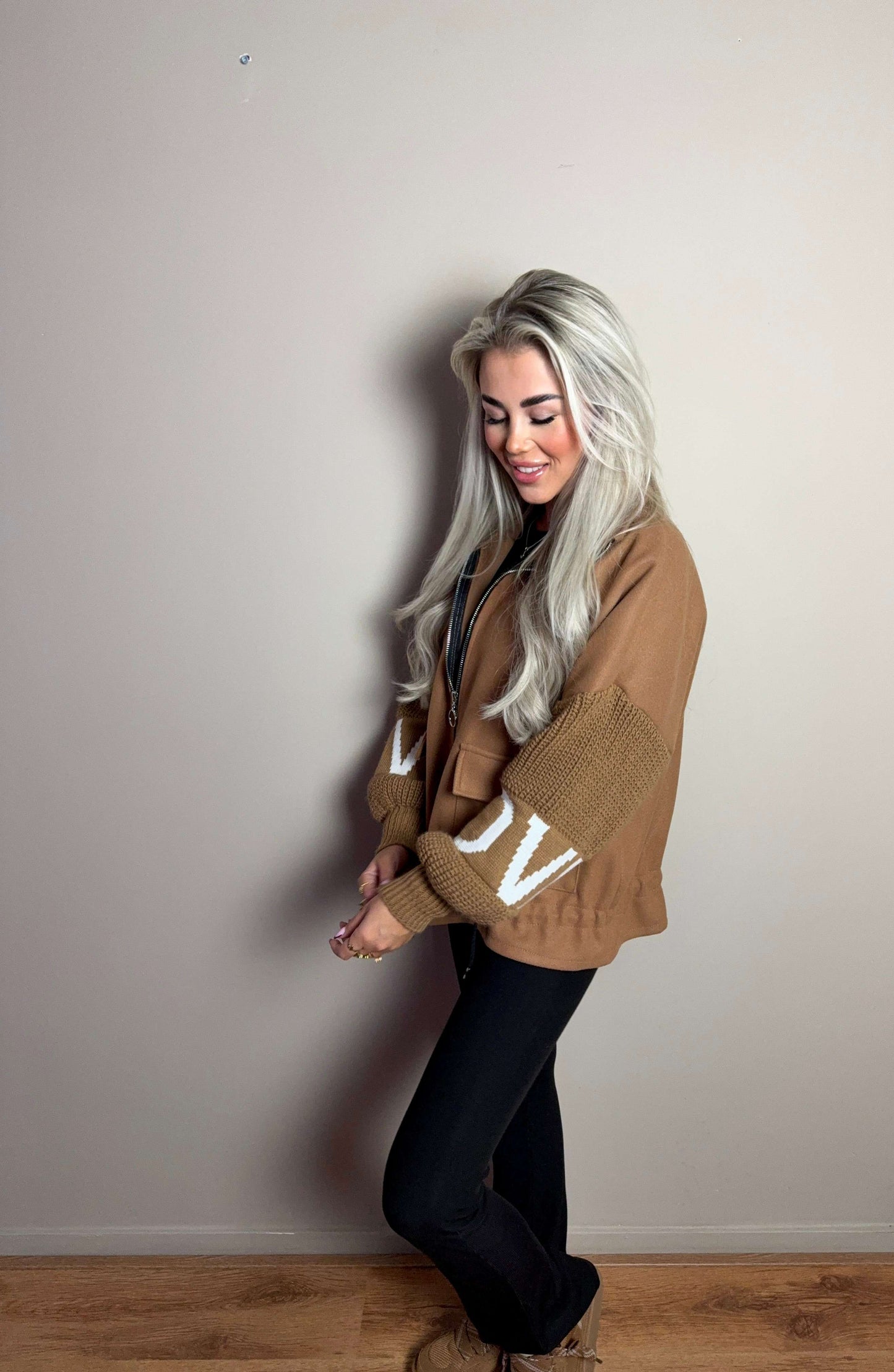 JACKY CARDIGAN BROWN